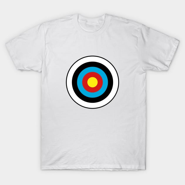 Bulls-eye Target T-Shirt by NataliePaskell